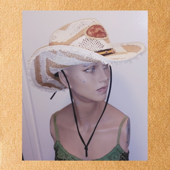 Mazatlan Accessories - Mazatlan Cowboy Sun Hat - EUC